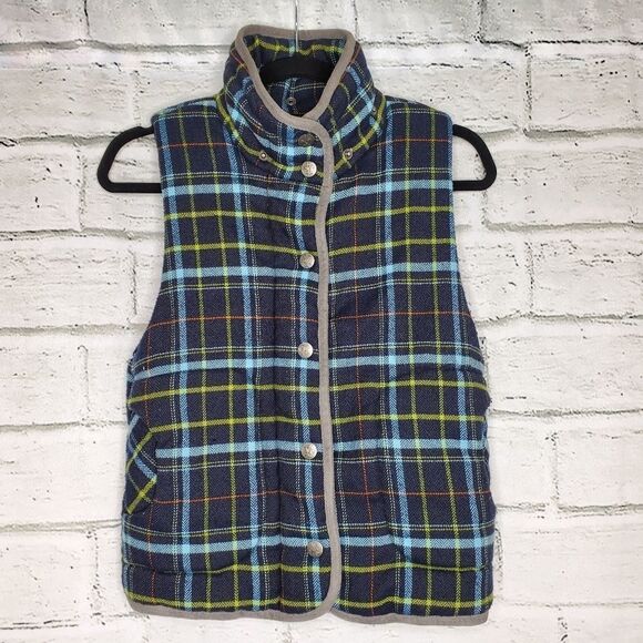 BB Dakota plaid vest button up jacket - Picture 1 of 7